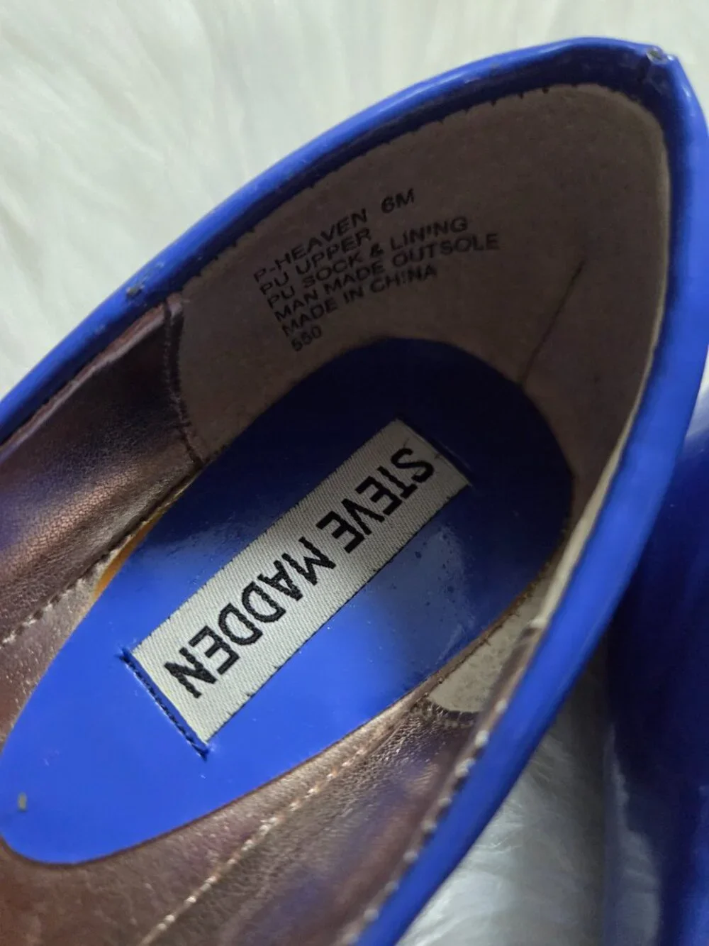 Steve Madden Blue Flats